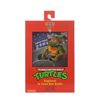 NECA Teenage Mutant Ninja Turtles Cartoon Raphael (VHS) Ultimate 7” Action Figure