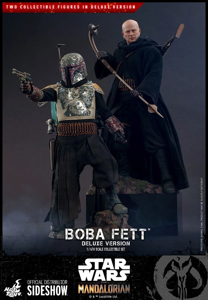 Hot Toys Star Wars The Mandalorian Boba Fett Deluxe Twin Set 1/6 Scale Figures