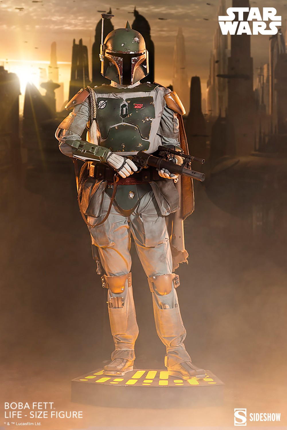 Sideshow Star Wars Life-Size Statue Boba Fett