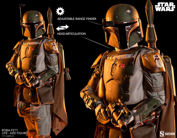 Sideshow Star Wars Life-Size Statue Boba Fett