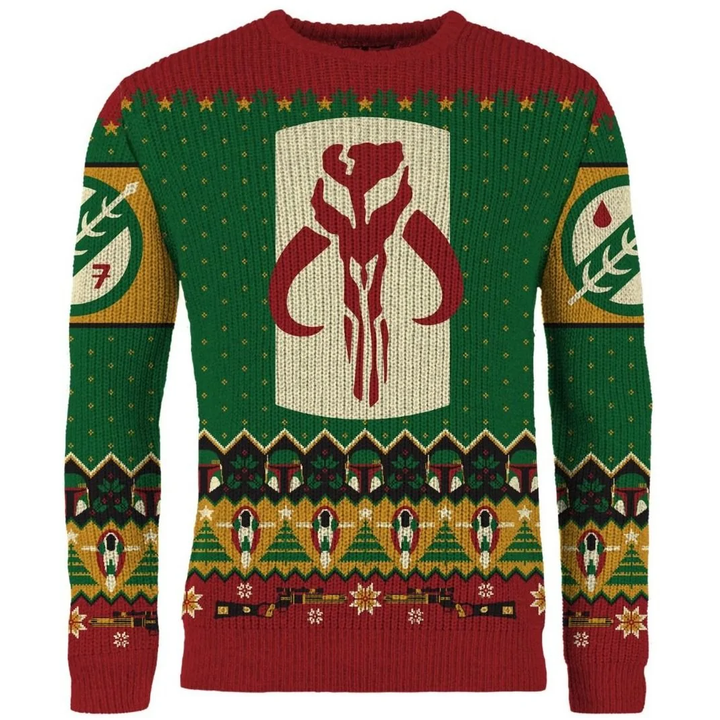 Official Star Wars Boba Fett Christmas Jumper