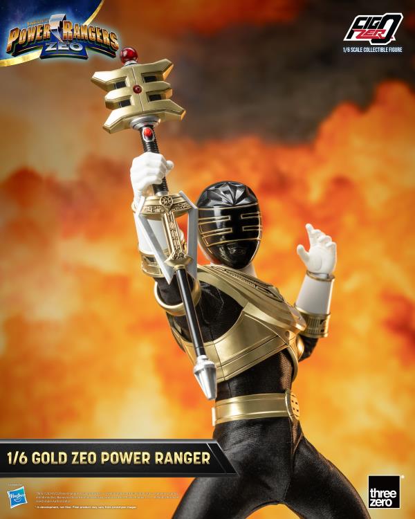 Power Rangers Zeo Threezero FigZero Gold Zeo Ranger 1/6 Scale Figure