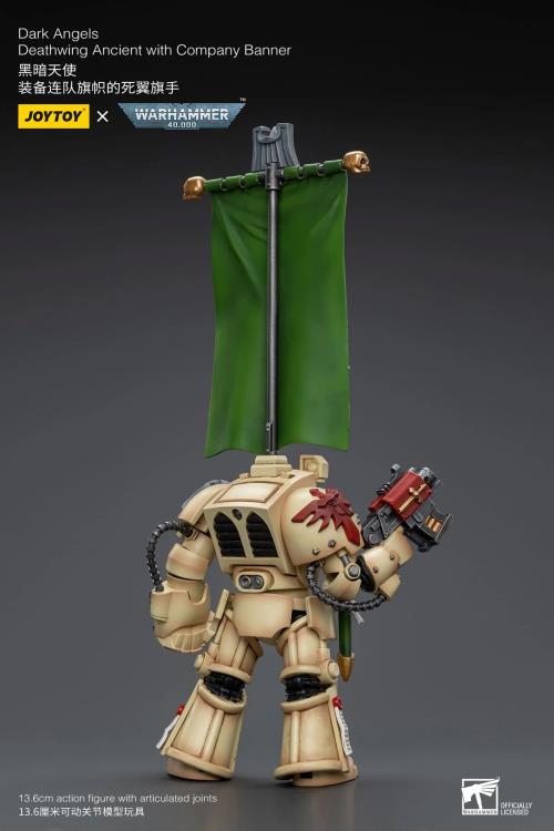Warhammer 40k Dark Angels Deathwing Ancient with Company Banner 1/18 Scale Figure