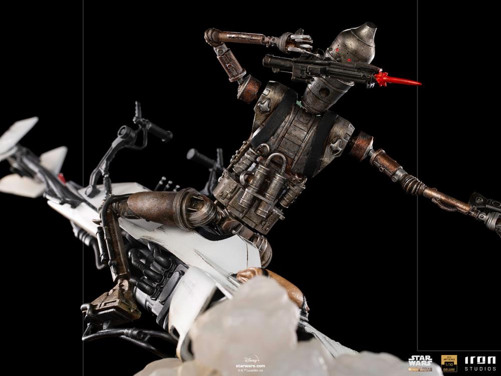 Iron Studios Star Wars The Mandalorian IG-11 and The Child 1/10 Deluxe Art Scale Limited Edition Statue