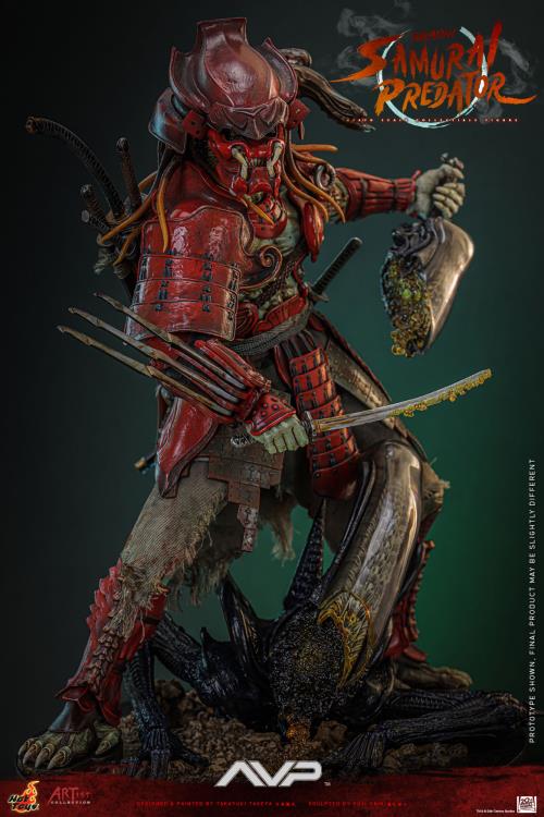 Hot Toys Alien vs. Predator Akaoni Samurai Predator 1/6th Scale Figure