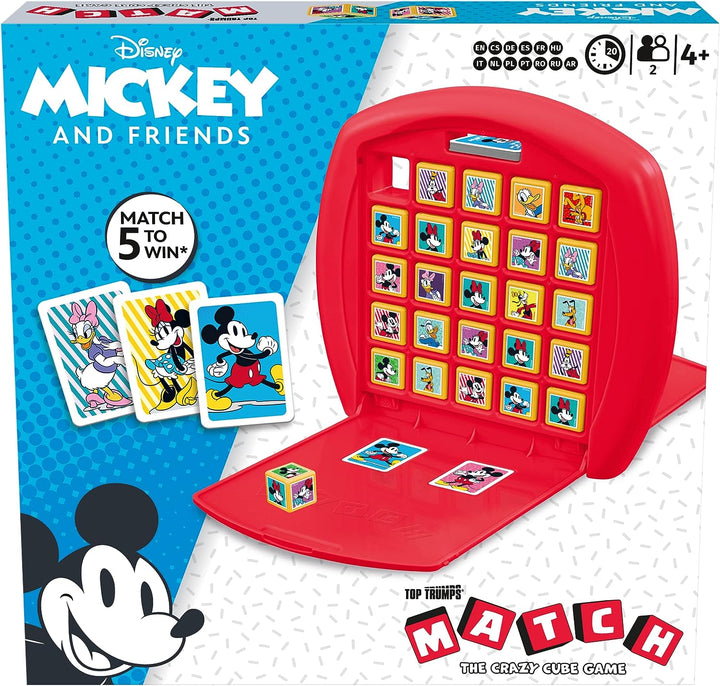 Top Trumps Mickey and Friends Match The Crazy Cube Game