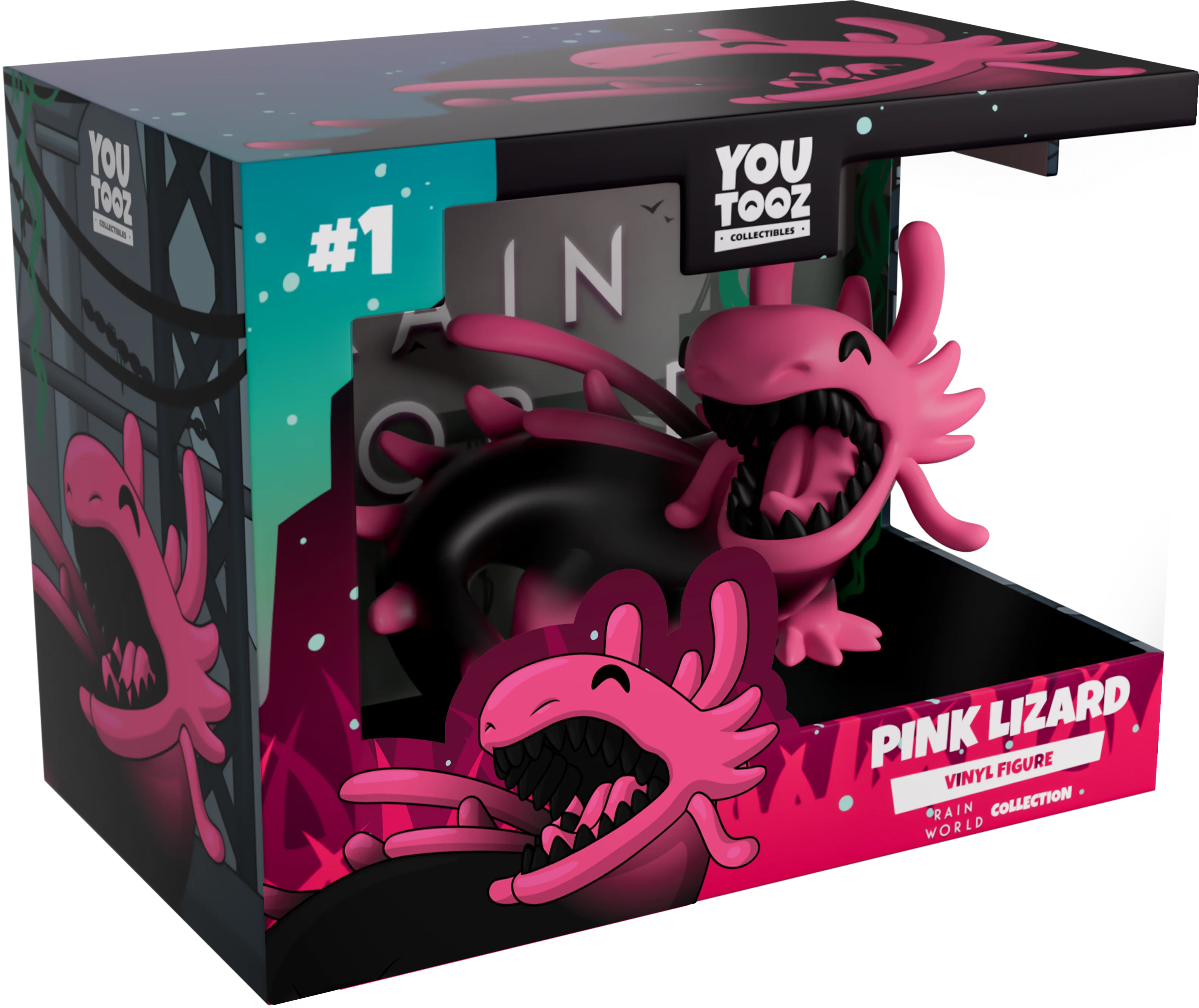 YouTooz Rain World Pink Lizard Vinyl Figure