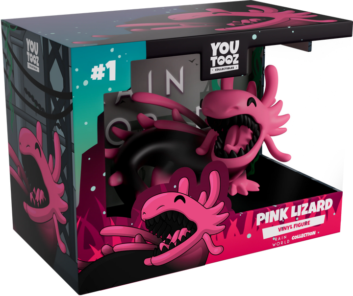 YouTooz Rain World Pink Lizard Vinyl Figure