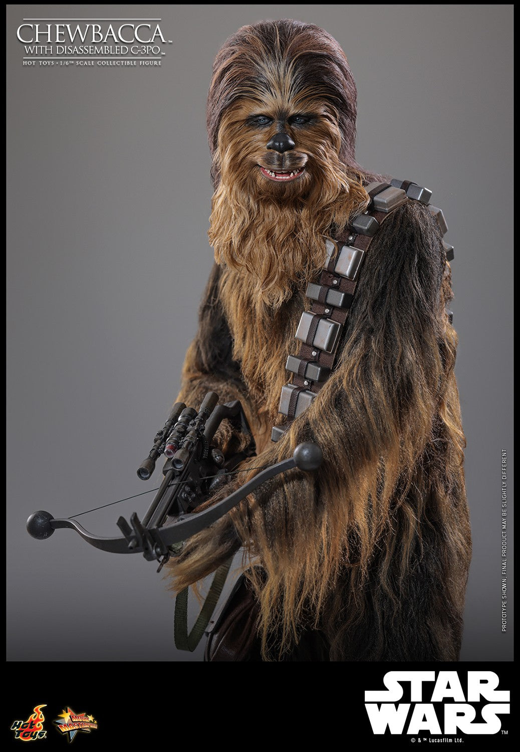 Hot Toys Star Wars The Empire Strikes Back Chewbacca with Disassmbled C-3PO 1/6th Scale Figure