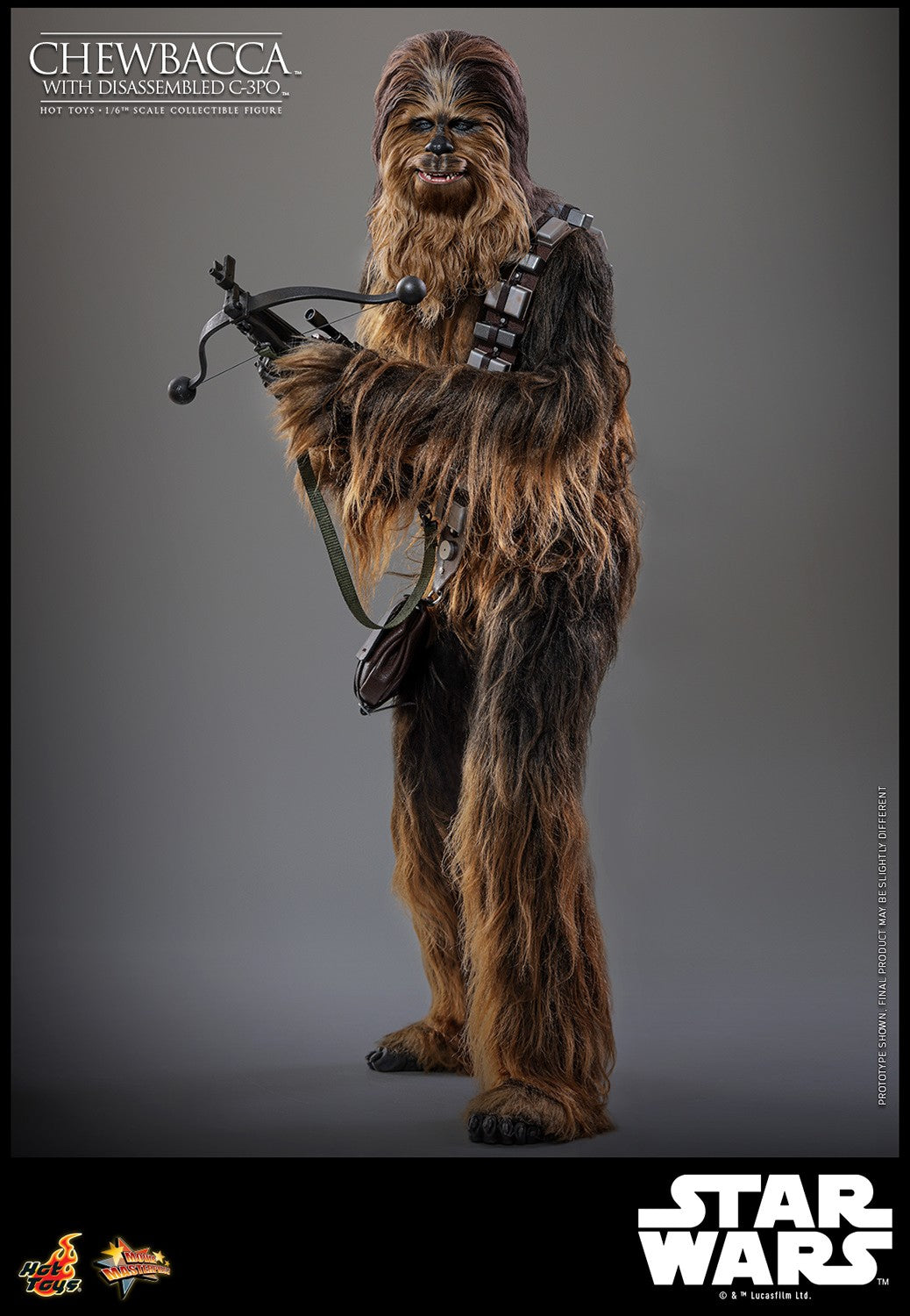 Hot Toys Star Wars The Empire Strikes Back Chewbacca with Disassmbled C-3PO 1/6th Scale Figure