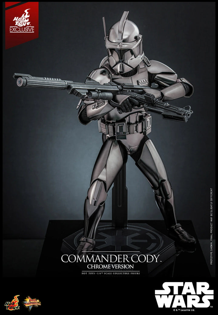 Hot Toys Star Wars Commander Cody (Chrome Version) 1/6th Scale Exclusive Limited Edition Figure