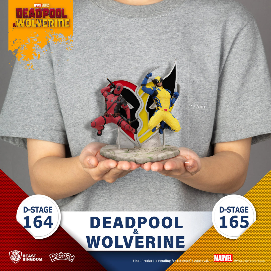 Beast Kingdom Deadpool & Wolverine Best Friends Bundle Diorama Figures