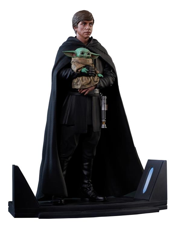 Star Wars The Mandalorian Premier Collection Luke Skywalker & Grogu 1/7 Scale Limited Edition Statue