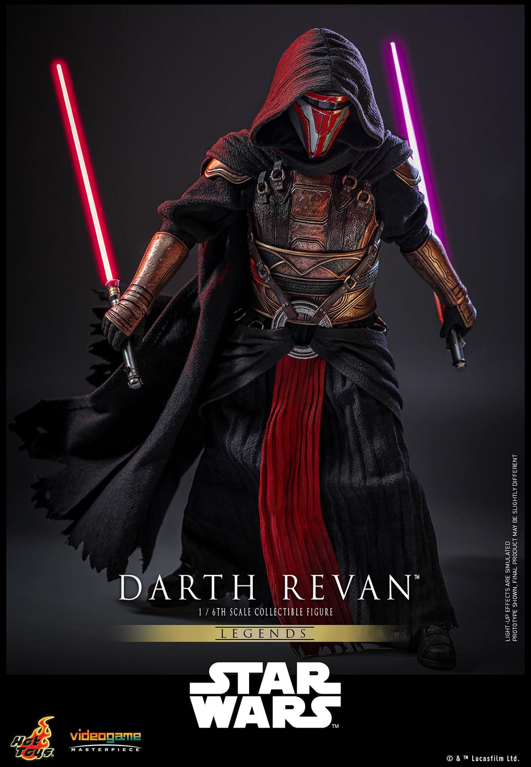 Hot Toys Star Wars Knights of the Old Republic Darth Revan 1/6th Scale Figure