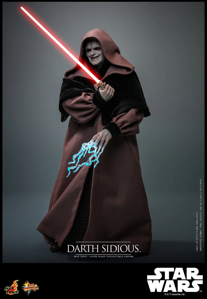 Hot Toys Star Wars Revenge of the Sith Darth Sidious 1/6th Scale Figure