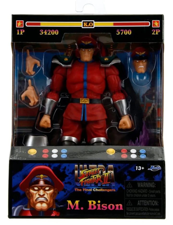Ultra Street Fighter II The Final Challengers M. Bison 6" Action Figure