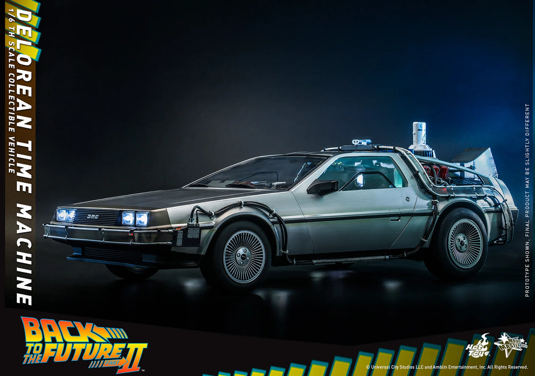 Hot Toys Back to the Future Part II  DeLorean Time Machine 1/6th Scale Vehicle
