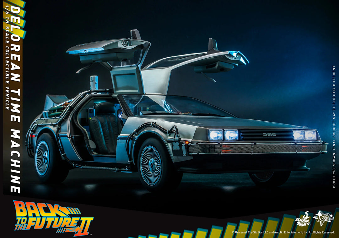 Hot Toys Back to the Future Part II  DeLorean Time Machine 1/6th Scale Vehicle