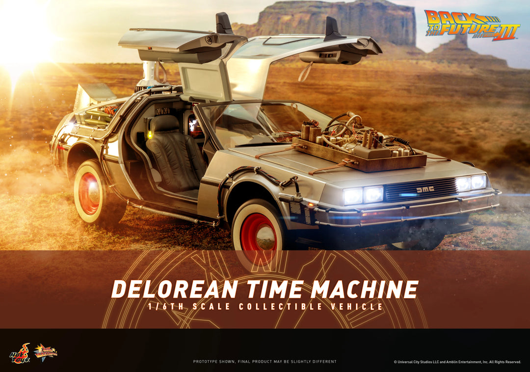 Hot Toys Back To The Future Part III DeLorean Time Machine 1/6th Scale Vehicle