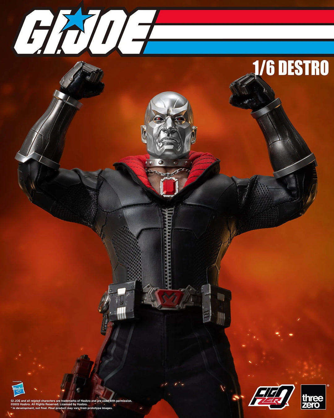 G.I. Joe Threezero FigZero Destro 1/6 Scale Figure