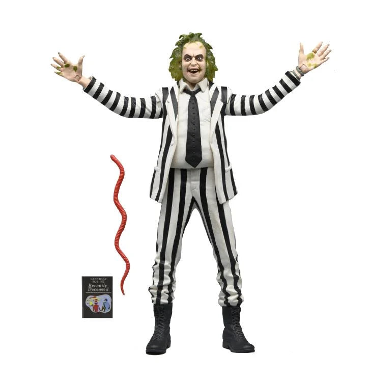 NECA Beetlejuice (Black and White Suit) 7" Action Figure