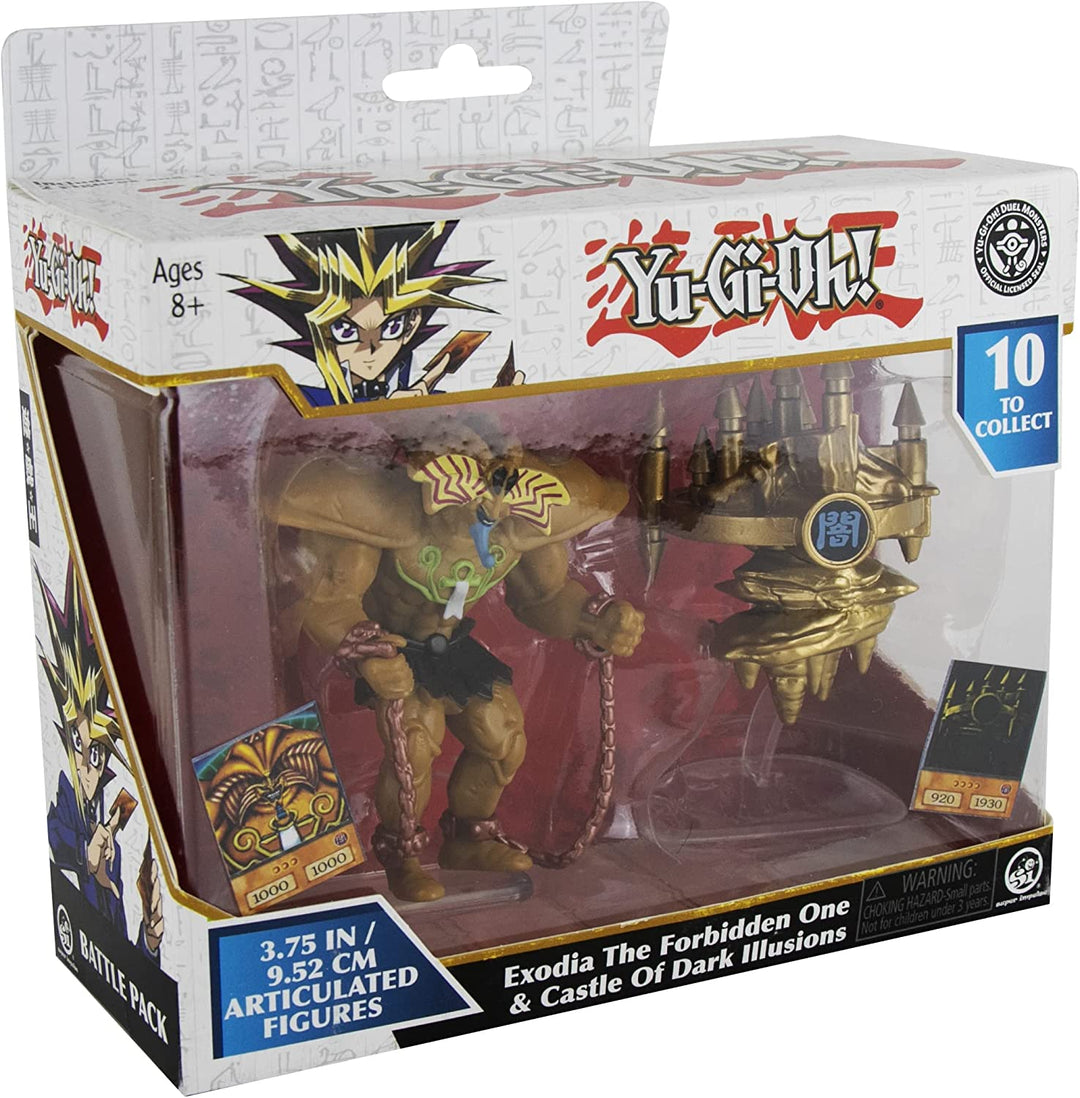 Yu-Gi-Oh 3.75" Exodia & Castle of Dark Figure Set