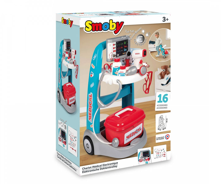 Smoby Electronic Medical Rescue Trolley
