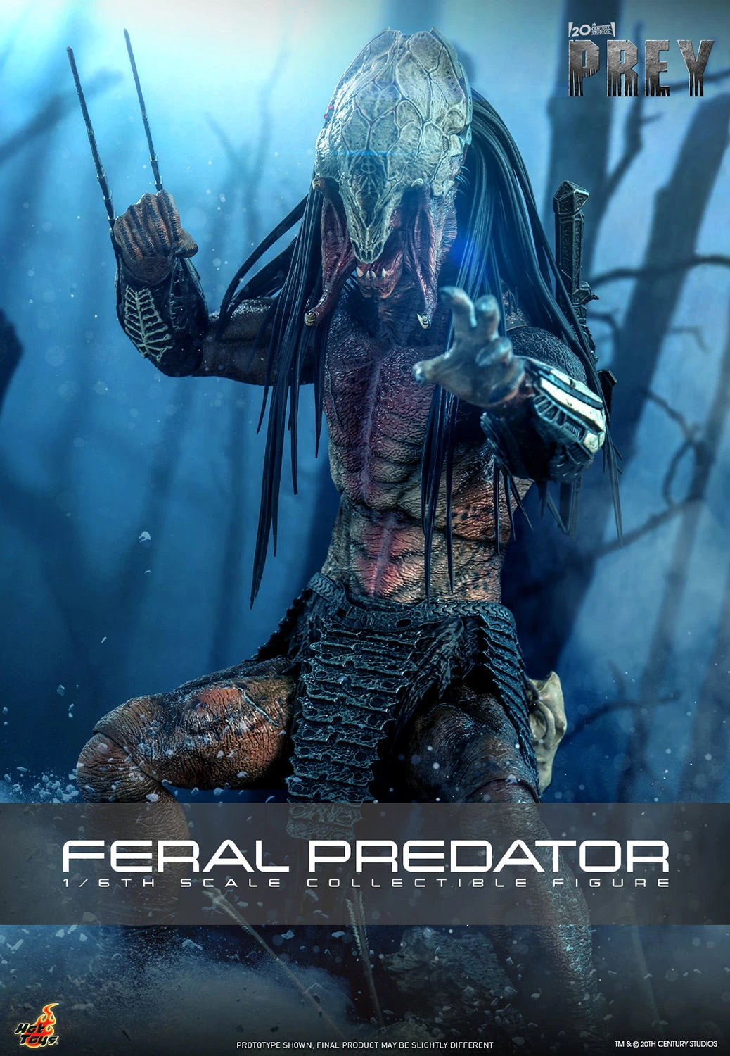 Hot Toys Prey Feral Predator 1/6th Scale Figure