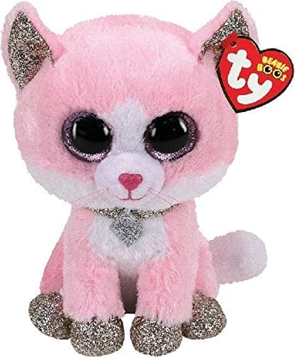 Ty Beanie Boos Fiona Pink Cat