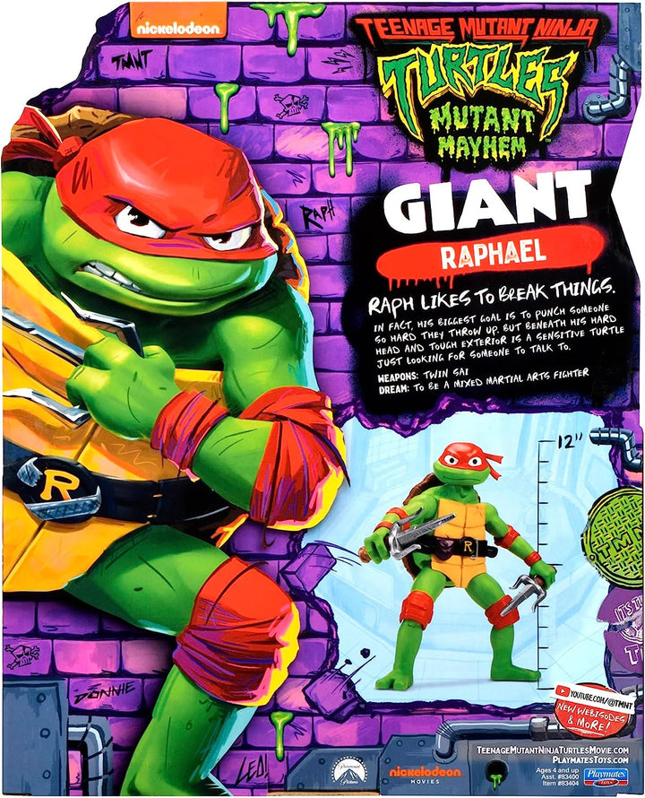 Teenage Mutant Ninja Turtles Mutant Mayhem Giant Raphael Figure