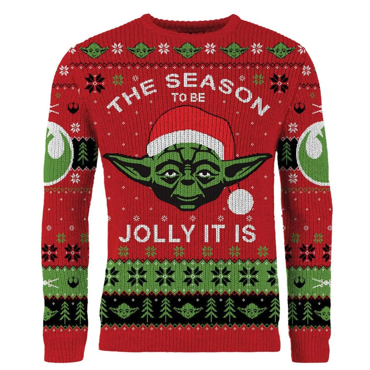 Official Star Wars Yoda Christmas Jumper