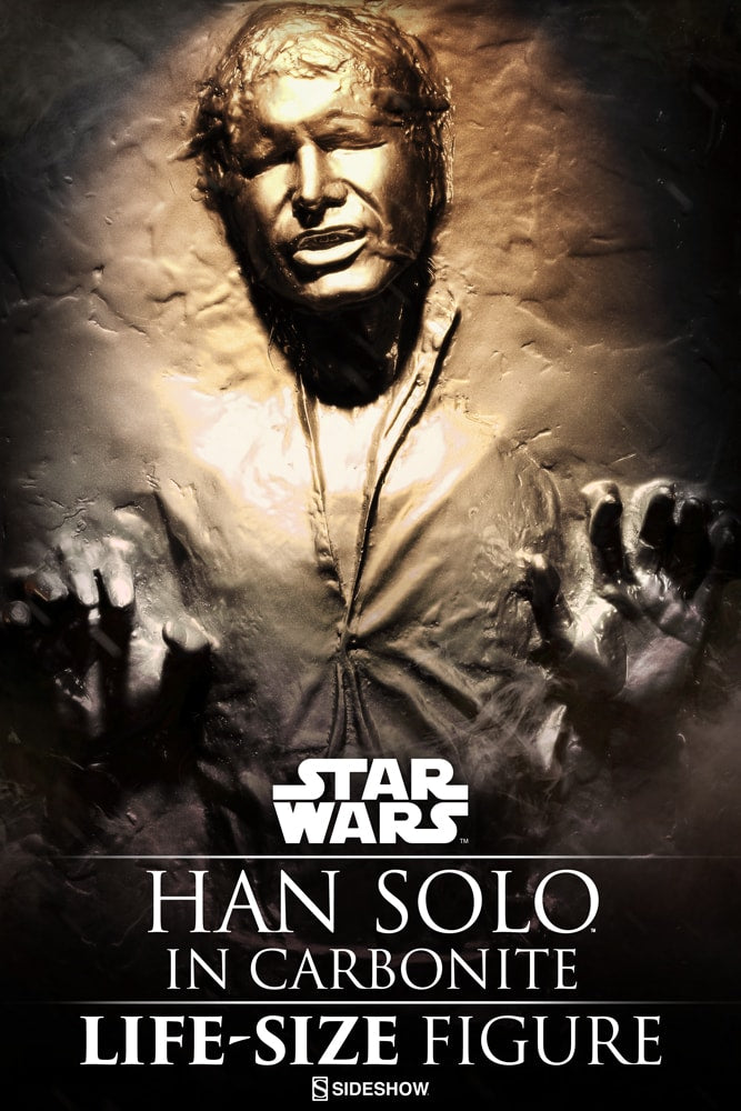 Sideshow Star Wars Life-Size Statue Han Solo in Carbonite