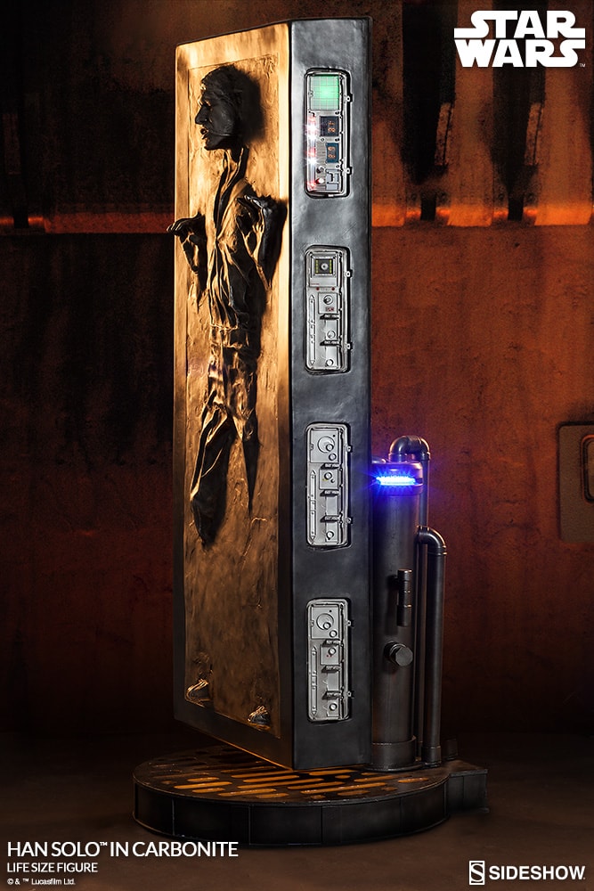 Sideshow Star Wars Life-Size Statue Han Solo in Carbonite