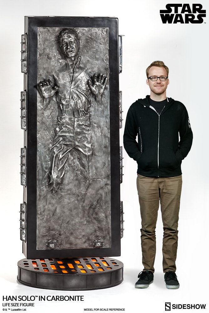 Sideshow Star Wars Life-Size Statue Han Solo in Carbonite