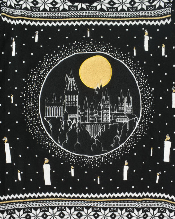 Official Harry Potter Hogwarts Castle Candles LED Unisex Christmas Jumper