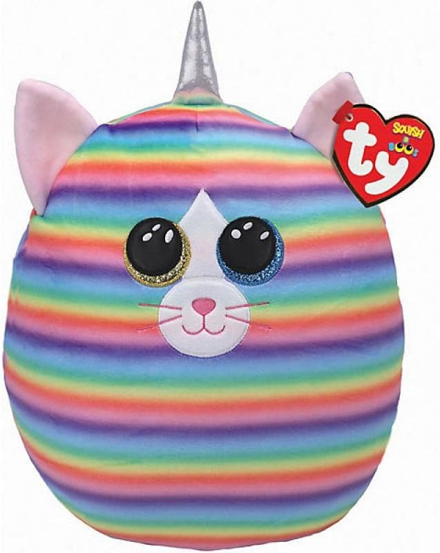 Ty SquishaBoo 10" Heather Cat Plush