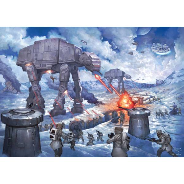 Thomas Kinkade: Disney Star Wars The Battle of Hoth (1000pc) Puzzle