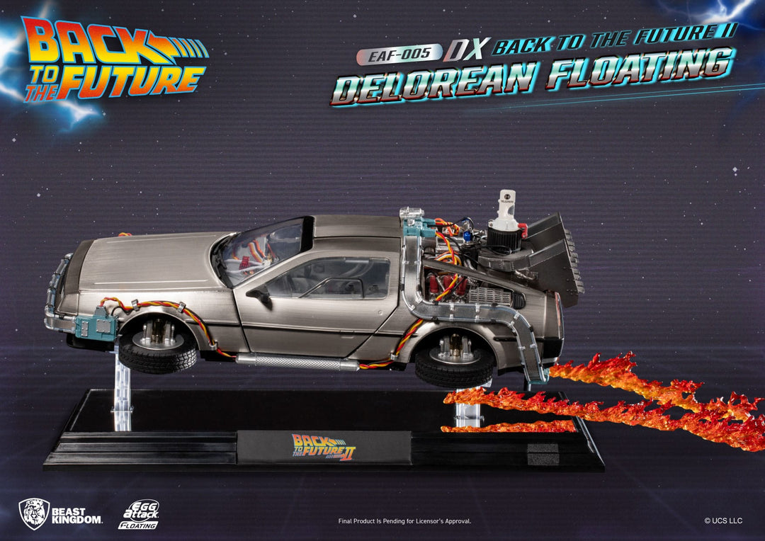 Back to the Future Part II Floating DeLorean (Deluxe Version)