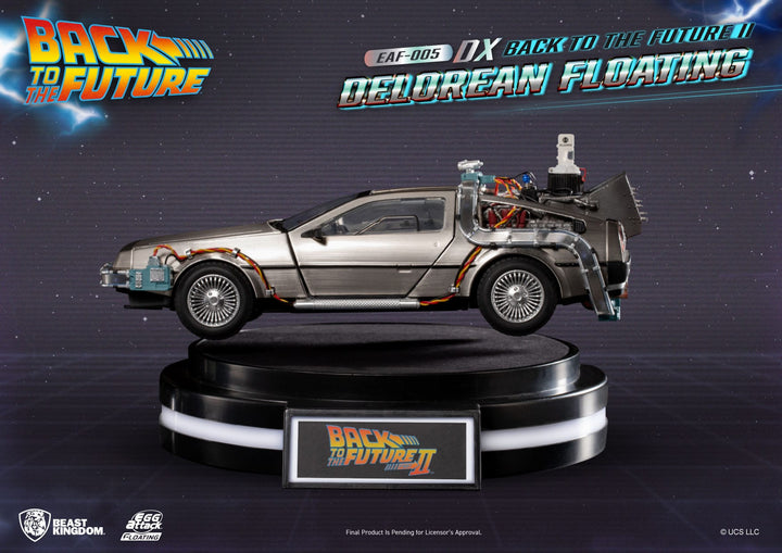 Back to the Future Part II Floating DeLorean (Deluxe Version)