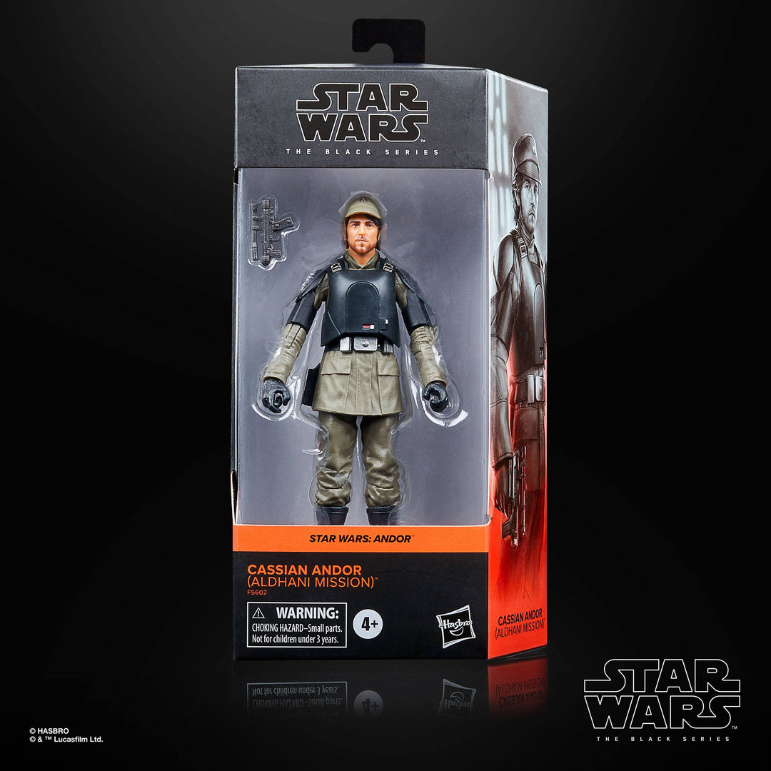 Star Wars The Black Series Cassian Andor (Aldhani Mission) 6" Action Figure