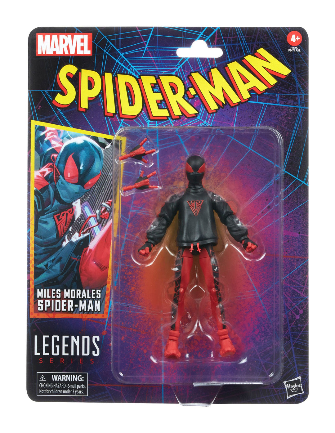 Marvel Legends Retro Spider-Man Miles Morales Spider-Man