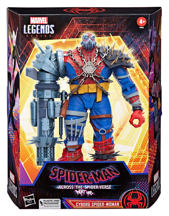 Marvel Legends Series Spider-Man Across the Spider-Verse Cyborg Spider-Woman Action Figure