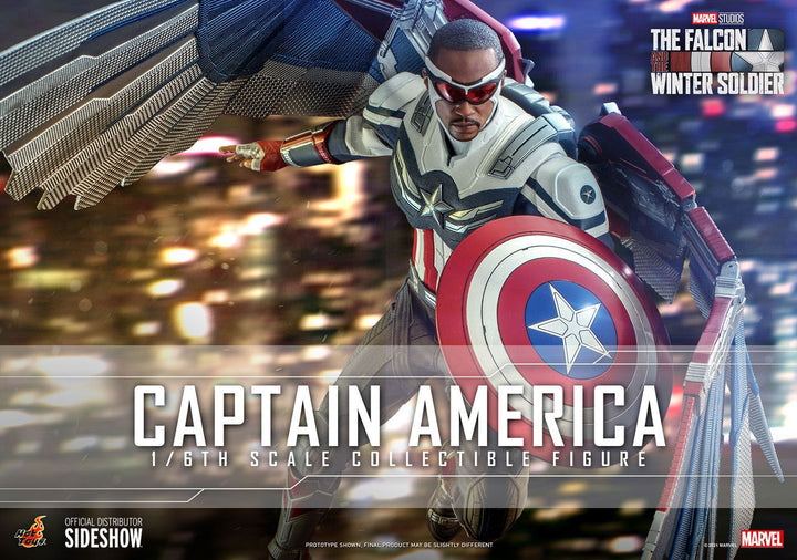 Hot Toys The Falcon and the Winter Soldier Captain America Sam Wilson 1/6 Scale Figure