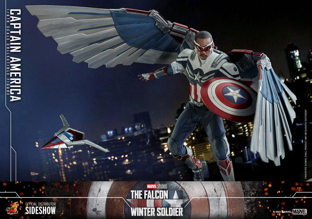 Hot Toys The Falcon and the Winter Soldier Captain America Sam Wilson 1/6 Scale Figure