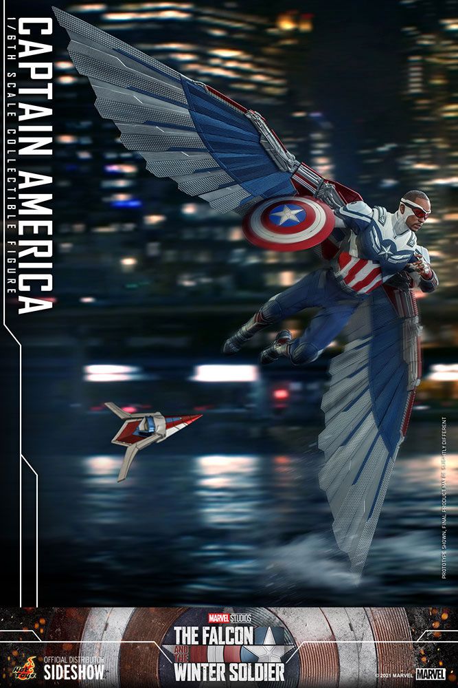 Hot Toys The Falcon and the Winter Soldier Captain America Sam Wilson 1/6 Scale Figure