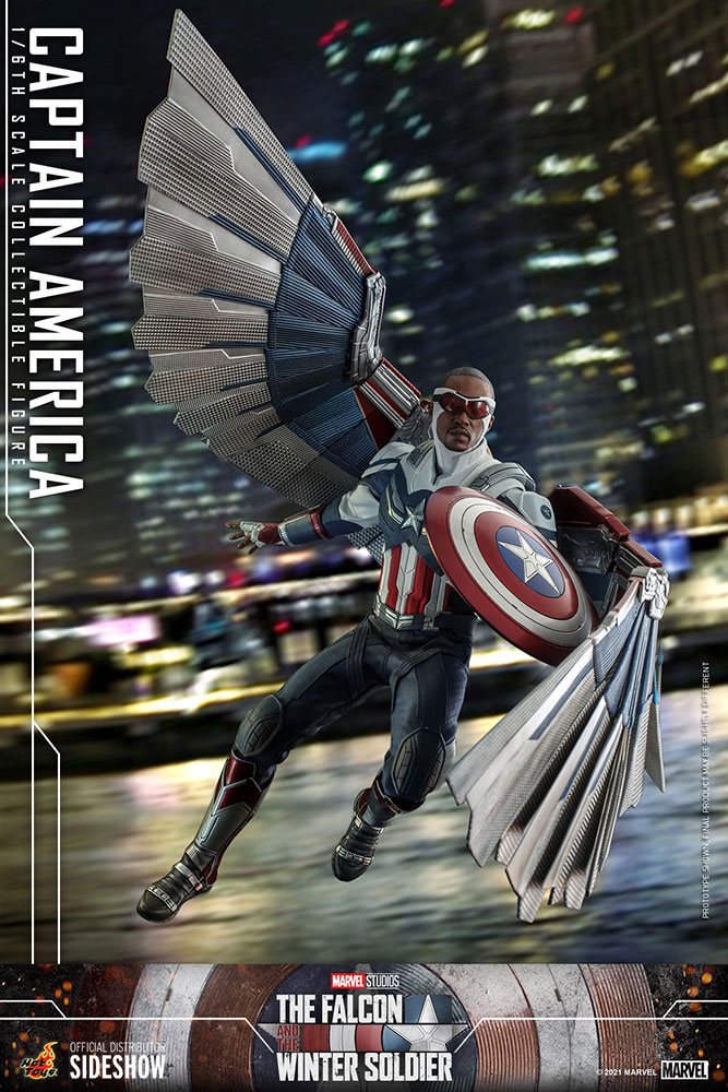 Hot Toys The Falcon and the Winter Soldier Captain America Sam Wilson 1/6 Scale Figure