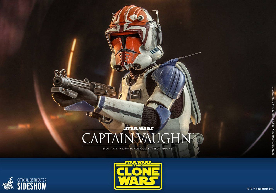 Hot Toys Star Wars The Clone Wars Captain Vaughn 1/6th Scale Figure