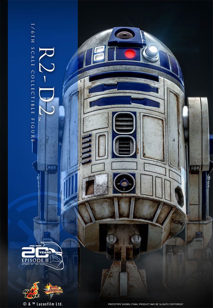 Hot Toys Star Wars Attack Of The Clones 20th Anniversary R2-D2 Figure - Infinity Collectables 