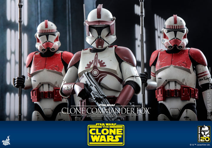 Hot Toys Star Wars The Clone Wars Clone Commander Fox 1/6th Scale Figure