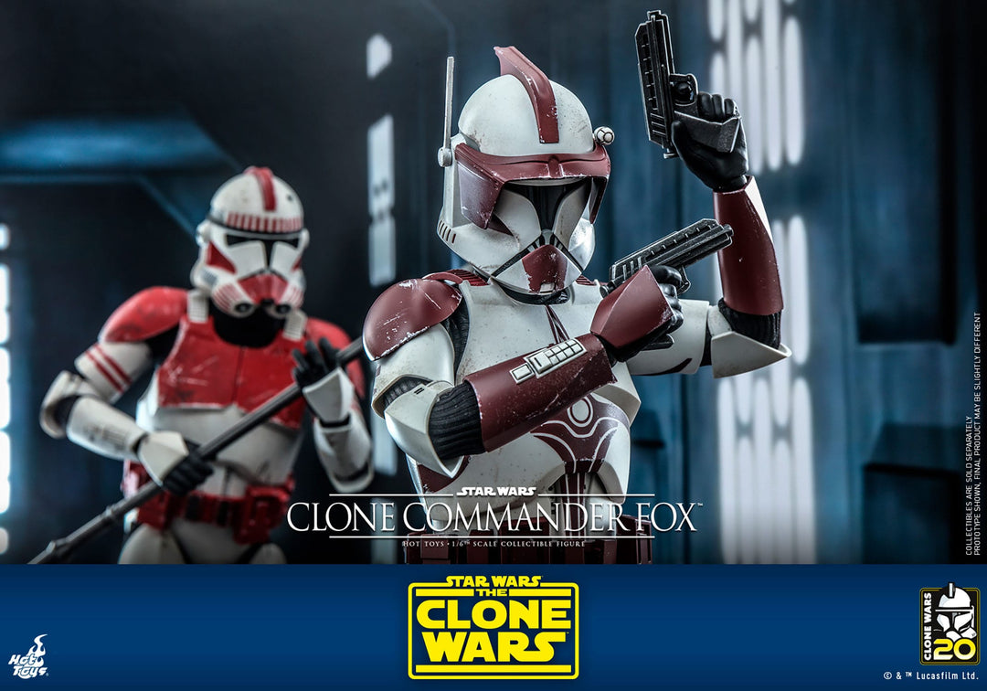 Hot Toys Star Wars The Clone Wars Clone Commander Fox 1/6th Scale Figure